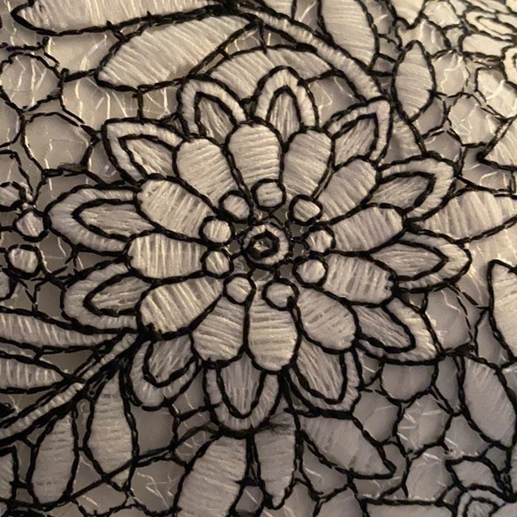 Stylestalker Dress Black & White Floral Minidress Size XS - Picture 8 of 8